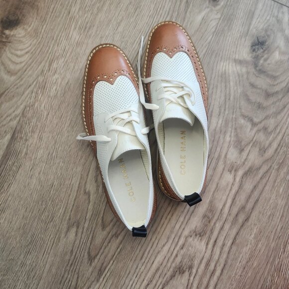 Cole Haan Women’s Platform Wingtip Oxford – Size 7 – NWOB - Picture 1 of 4